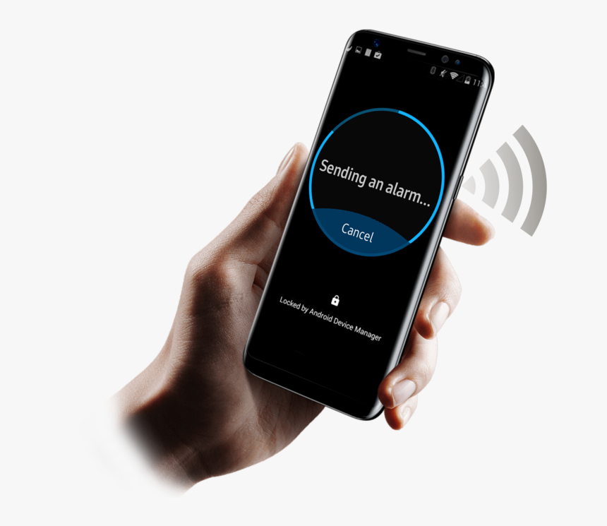 Samsung S8 Sending Alarm Hand Fade - Samsung De La Pantalla Redonda, HD Png Download, Free Download