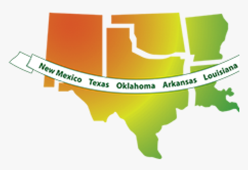 New Mexico Texas Oklahoma Arkansas Louisiana, HD Png Download, Free Download