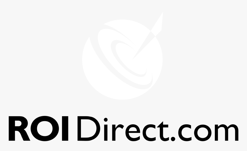 Roi Direct Logo Black And White - Collective Media, HD Png Download, Free Download