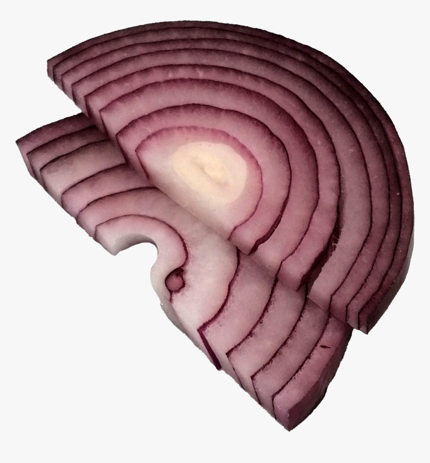Sliced Onion 3 - Red Onion, HD Png Download, Free Download