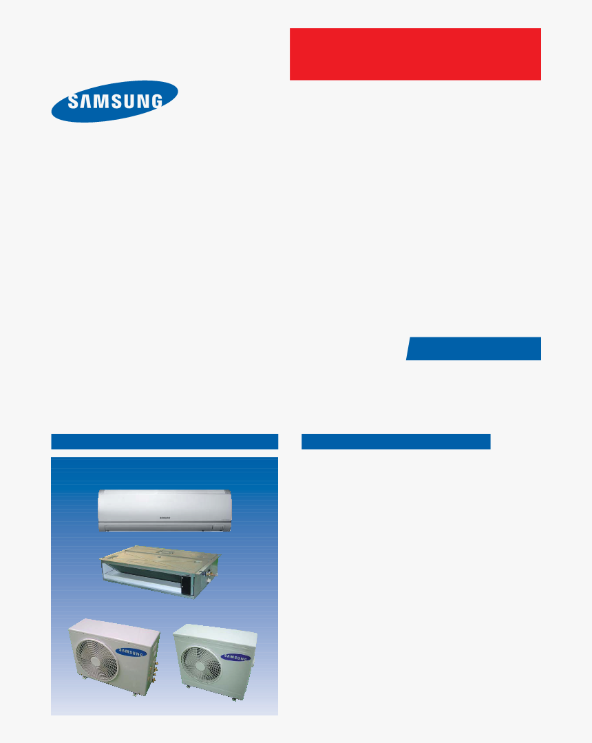 Service Manual Samsung Inverter, HD Png Download, Free Download