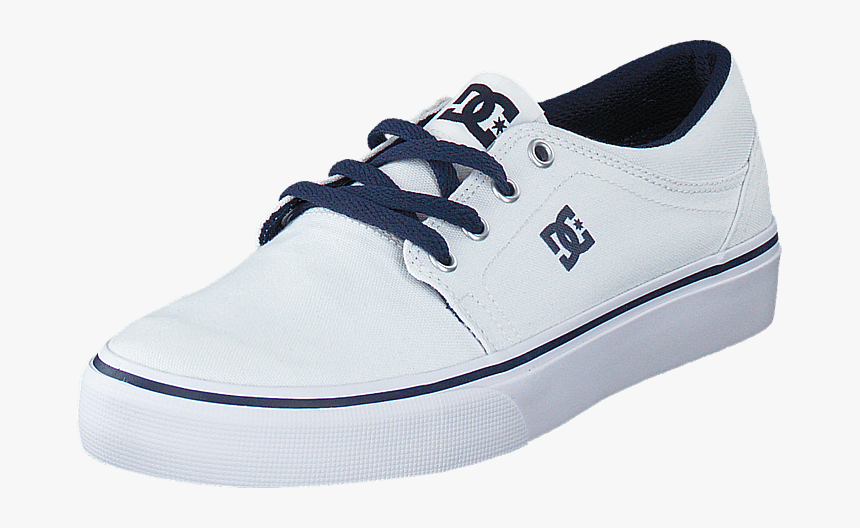 Dc Shoes Children Dc Kids Trase Tx Shoe White/navy - Shoe, HD Png Download, Free Download