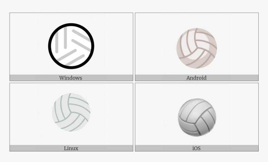 Volleyball On Various Operating Systems - Volleyball, HD Png Download, Free Download