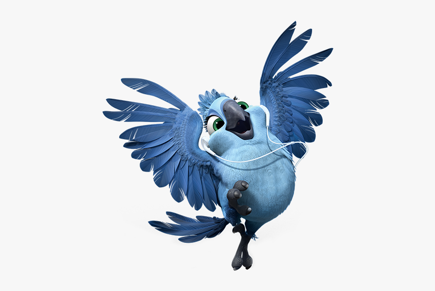 Blue Parrot Png Background Image - Rio Character, Transparent Png, Free Download