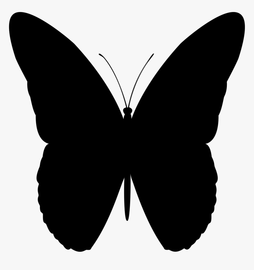 Butterfly - Butterfly Silhouette Vector Png, Transparent Png, Free Download
