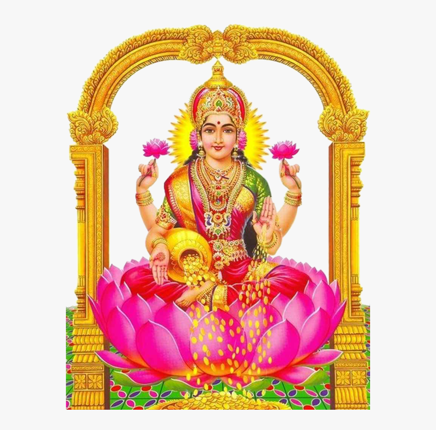 Transparent Lakshmi Devi Durga Tradition Religion For - Lakshmi Devi, HD Png Download, Free Download