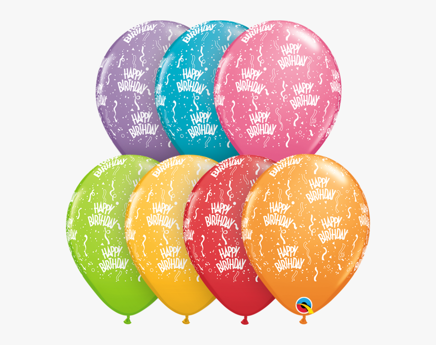 Happy Birthday Printed Balloons, HD Png Download, Free Download