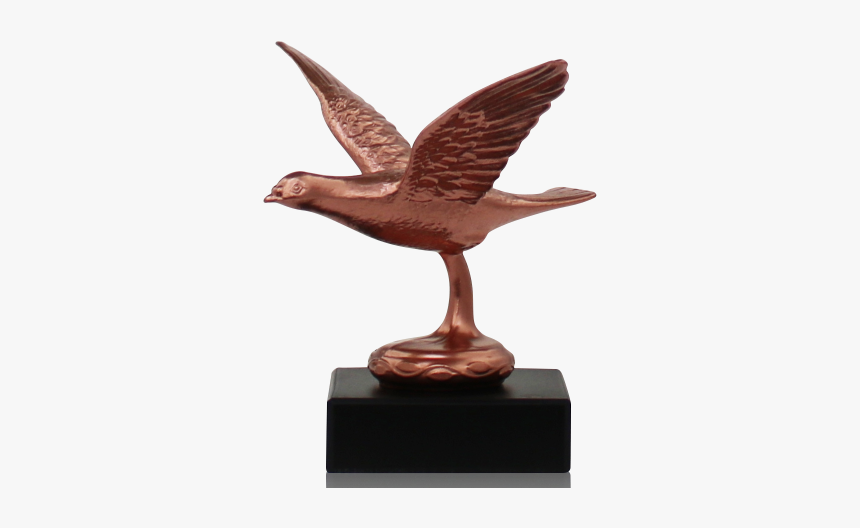 Metal Figure Flying Pigeon 11,0cm - Bronze Sculpture, HD Png Download, Free Download