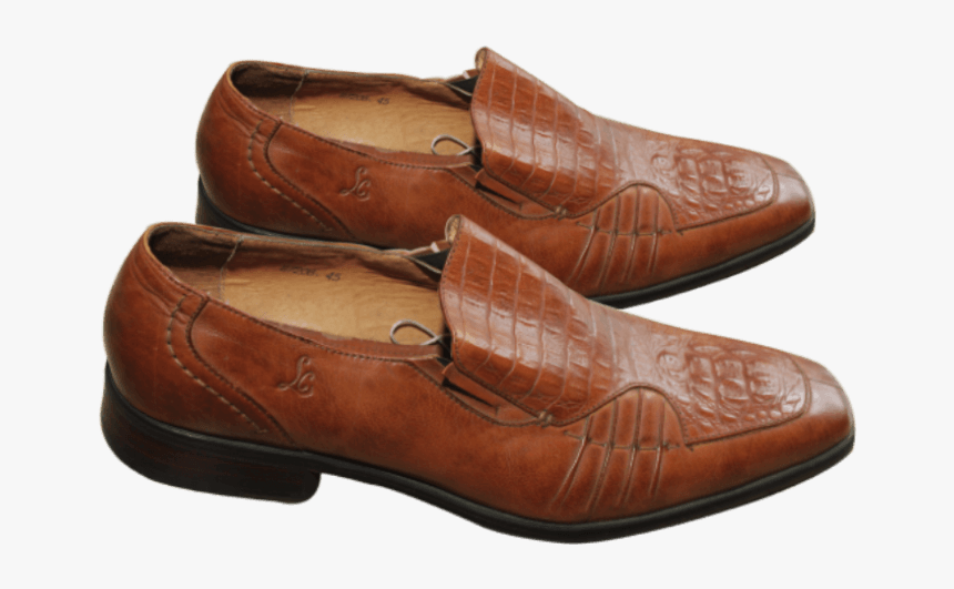 Luigi Gaidani Men"s Genuine Leather Shoes Office Oxfords - Slip-on Shoe, HD Png Download, Free Download