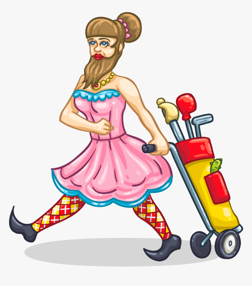 Bearded Lady Clipart Png , Png Download - Bearded Lady Clipart Png, Transparent Png, Free Download