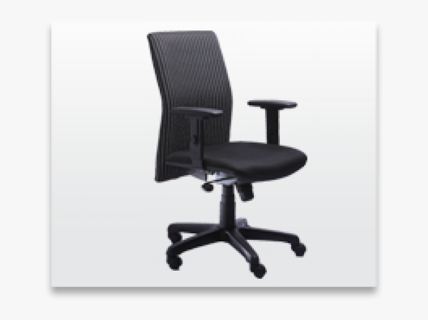 Low Back Office Desk Chair With Arms, HD Png Download, Free Download