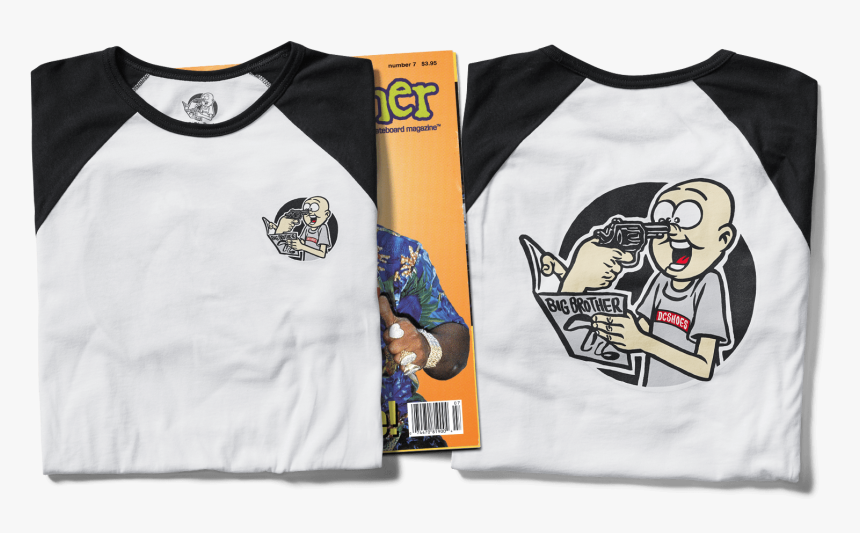 Big Brother Skateboard Magazine T Shirts , Hd Wallpaper - Big Brother Mag Shirt, HD Png Download, Free Download