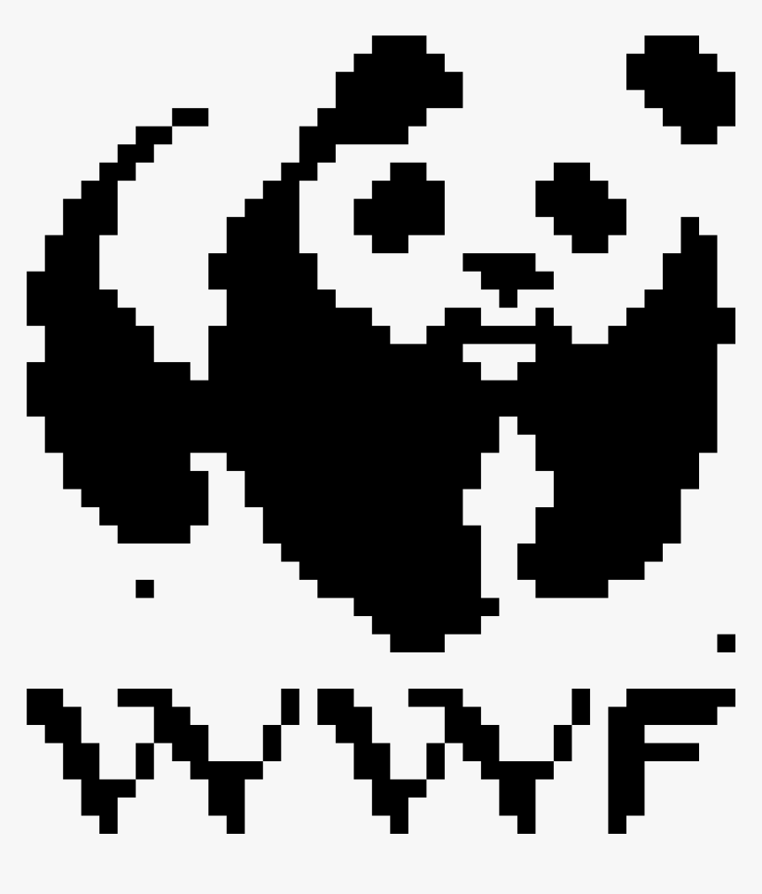 Logo Pixel Art Wwf, HD Png Download, Free Download