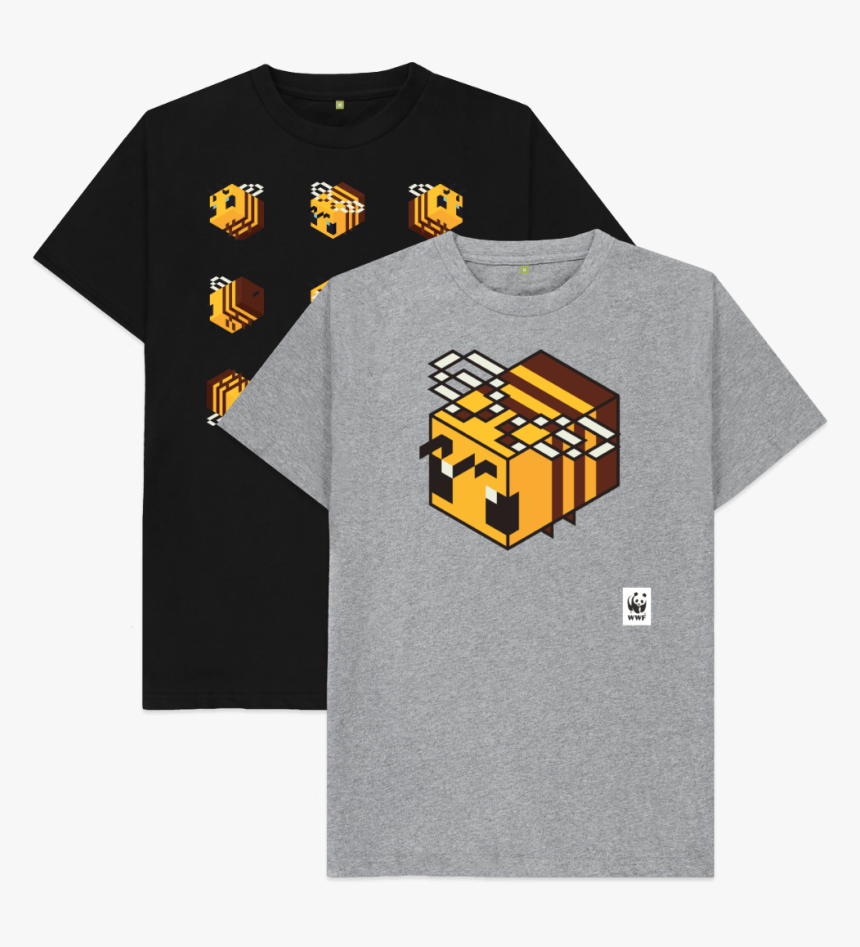 Minecraft Bee Shirt Wwf, HD Png Download, Free Download