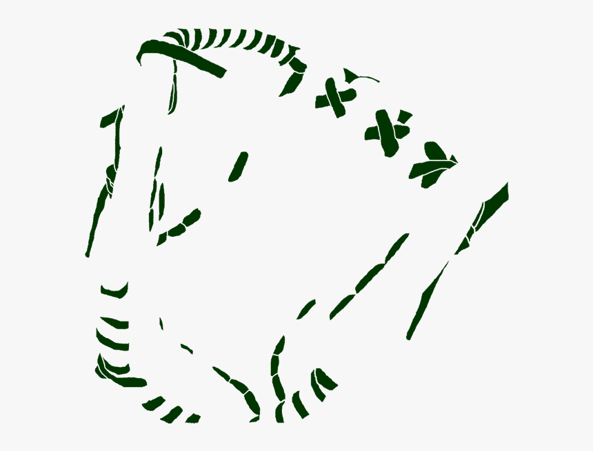 Clipart Baseball Laces Free Stock Glove Leaf Plant, HD Png Download, Free Download