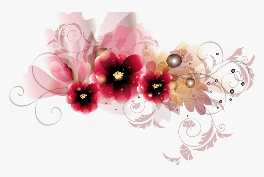 Floral Design Flower Bouquet Cut Flowers Vector Floral - Floral Design, HD Png Download, Free Download