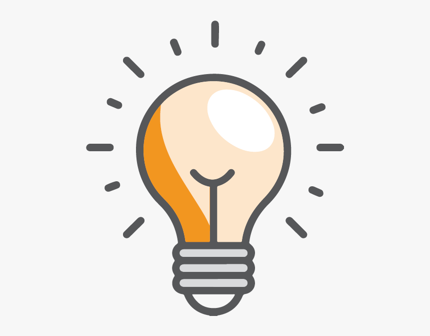 Transparent Background Lightbulb Icon, HD Png Download, Free Download