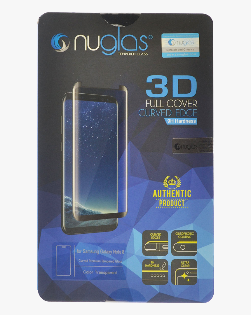 Nuglas Tempered Glass Screen Protector For Samsung - Nuglas Tempered Glass For Samsung Galaxy S8, HD Png Download, Free Download