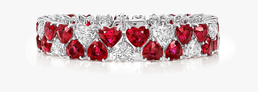 Graff Ruby And Diamond Bracelet - Graff Ruby And Diamond Bangle, HD Png Download, Free Download