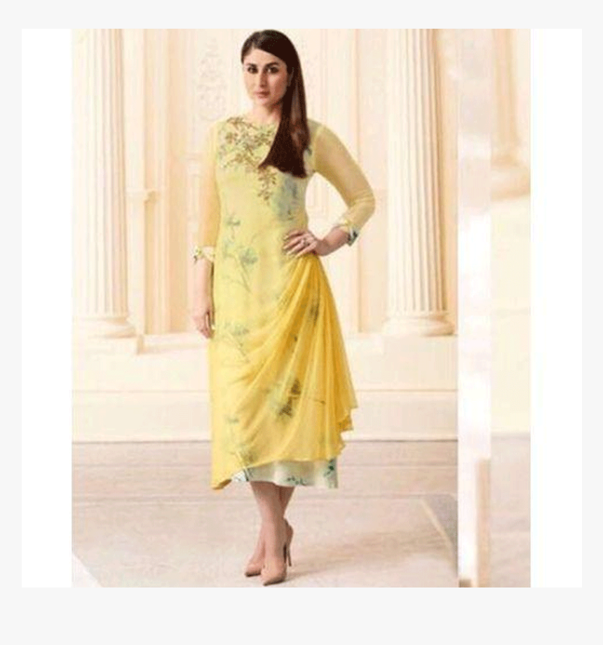 Thumb - Double Layer Georgette Kurti, HD Png Download, Free Download