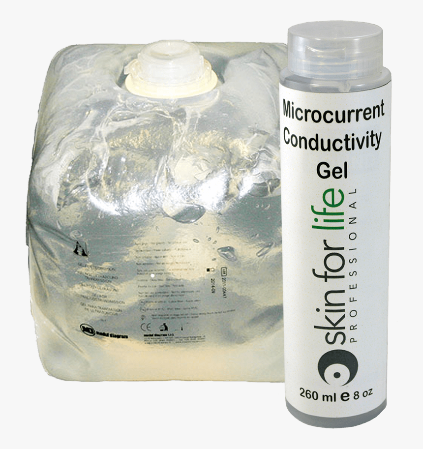 Microcurrent Conductivity 8 Oz & 5l Gel - Bottle, HD Png Download, Free Download