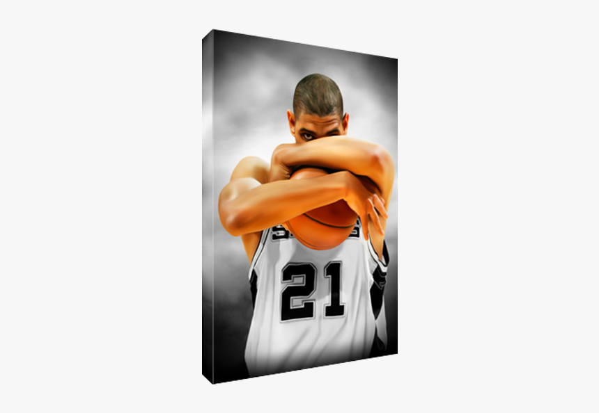 Tim Duncan Hugging Ball, HD Png Download, Free Download