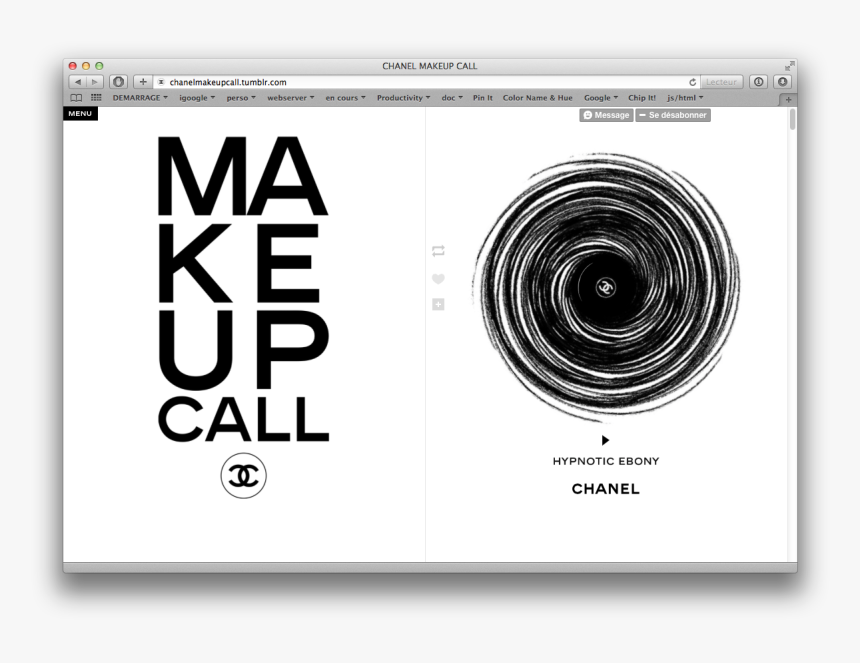 Chanelmakeupcall - Multimedia Software, HD Png Download, Free Download