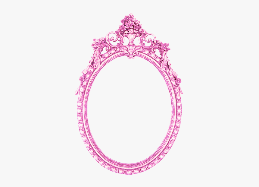 Pink Mirror Frame Png, Transparent Png, Free Download