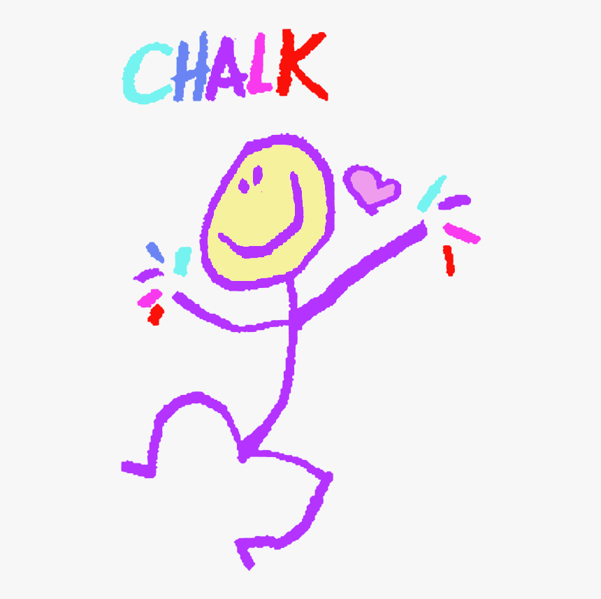 Pink Chalk Line Png - Chalk Art Transparent, Png Download, Free Download