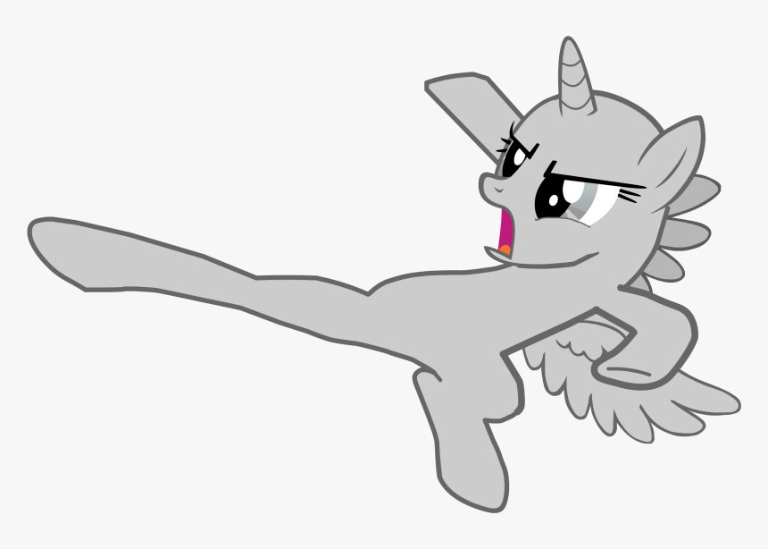 My Little Pony High - My Little Pony Template Alicorn, HD Png Download, Free Download