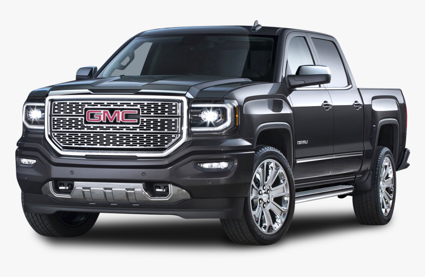 Black Gmc Sierra Denali Car Png Image - Gmc Sierra 2016 Precio, Transparent Png, Free Download