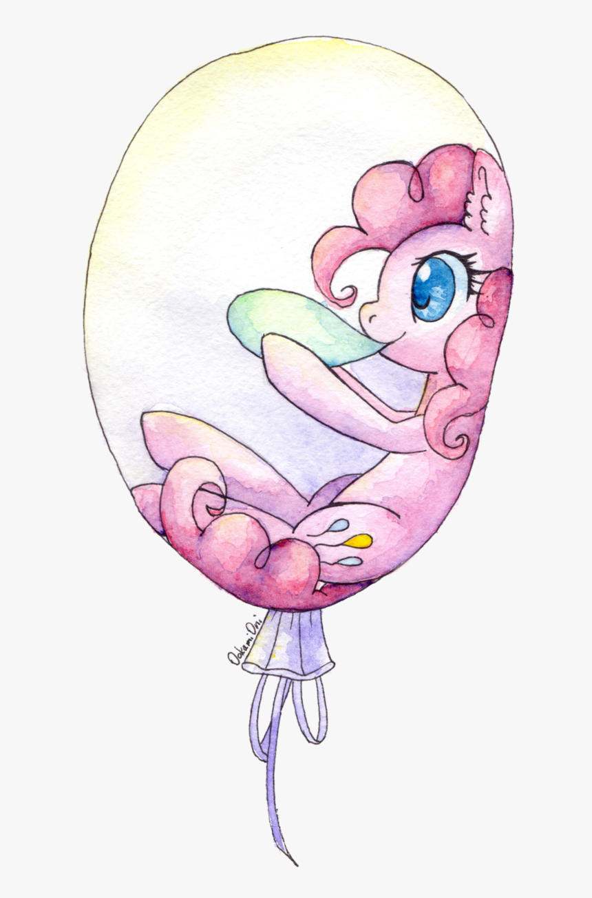 0okami-0ni, Balloon, Blowing Up Balloons, Earth Pony, - Illustration, HD Png Download, Free Download