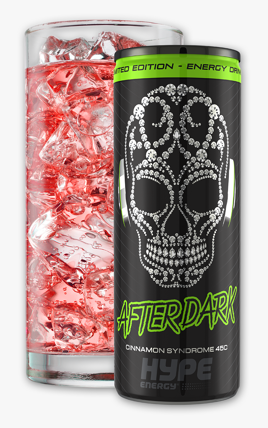 Can Glass Afterdark - Hype Energy Drink Cherry, HD Png Download, Free Download