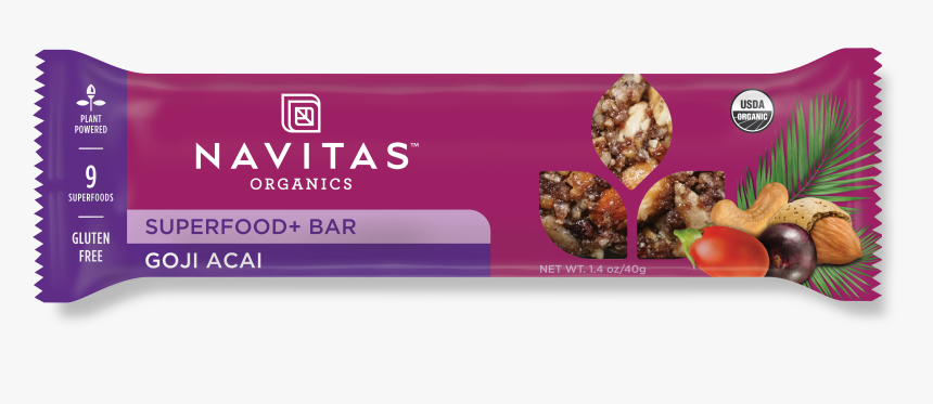 Navitas Superfood Bar Goji Acai, HD Png Download, Free Download