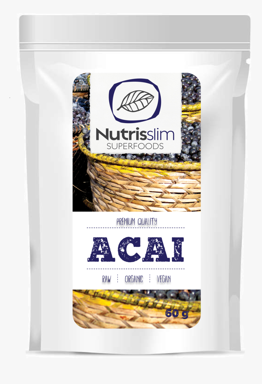 Acai Powder Nutrisslim Superfood Organic Vegan Raw, HD Png Download, Free Download