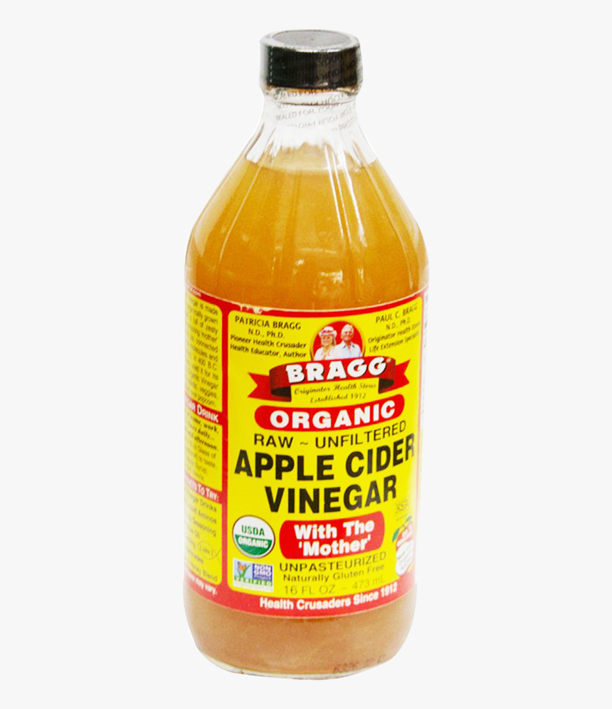 Bragg Apple Cider Vinegar Organic 473 Ml - Bottle, HD Png Download, Free Download
