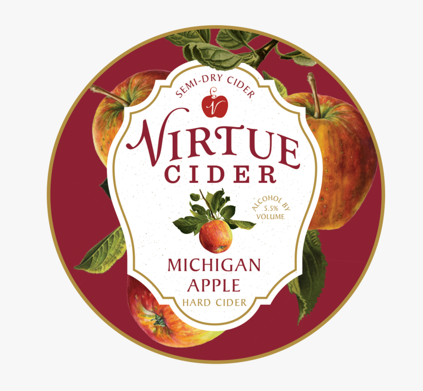 Virtue Cider Michigan Apple Beer - Virtue Michigan Apple Cider, HD Png Download, Free Download