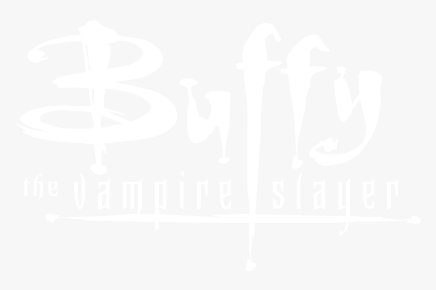 Buffy The Vampire Slayer 01 Logo Black And White - Transparent Buffy The Vampire Slayer Logo, HD Png Download, Free Download