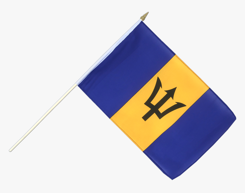 Hand Waving Flag - Barbados Flag, HD Png Download, Free Download