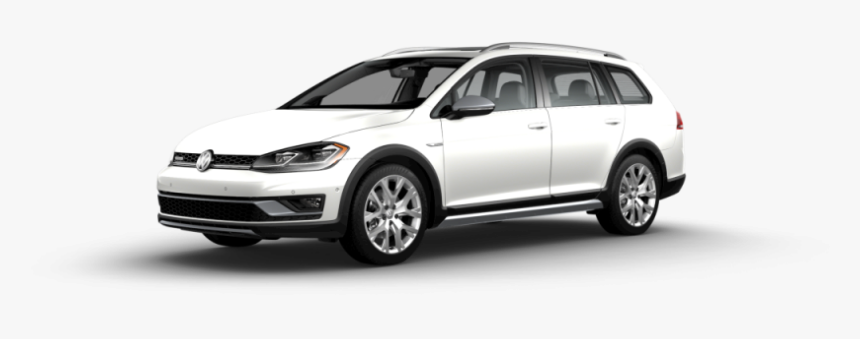 2019 Vw Golf Alltrack In Pure White - Crossover Suv, HD Png Download, Free Download