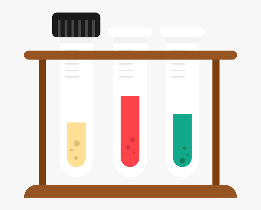 Test Tubes Flat Icon Vector - Shelf, HD Png Download, Free Download