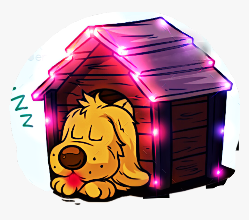 Perro Durmiendo En Su Casa Dibujo Animado, HD Png Download, Free Download