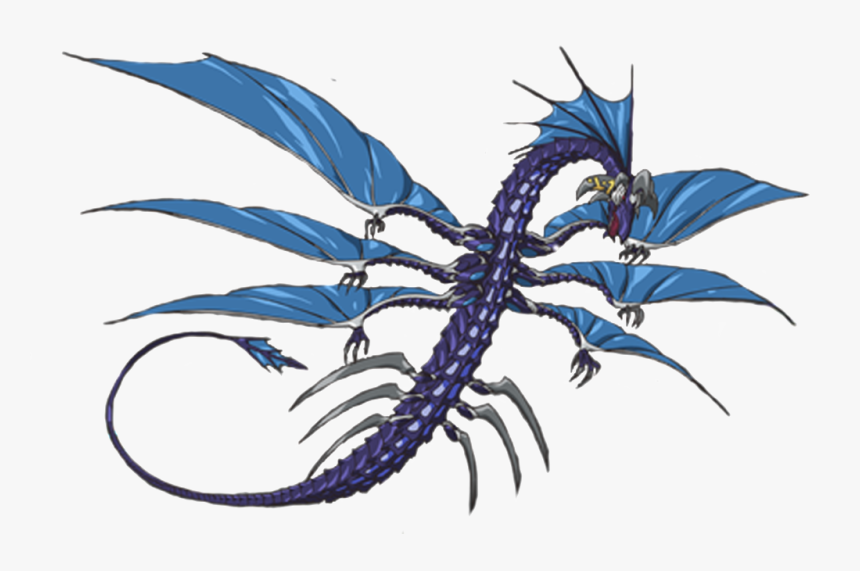 Transparent Leviathan Cross Png - Yugioh Number 17 Leviathan Dragon, Png Download, Free Download
