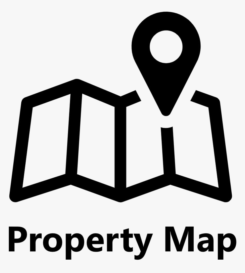 Map Black And White Logo, HD Png Download, Free Download