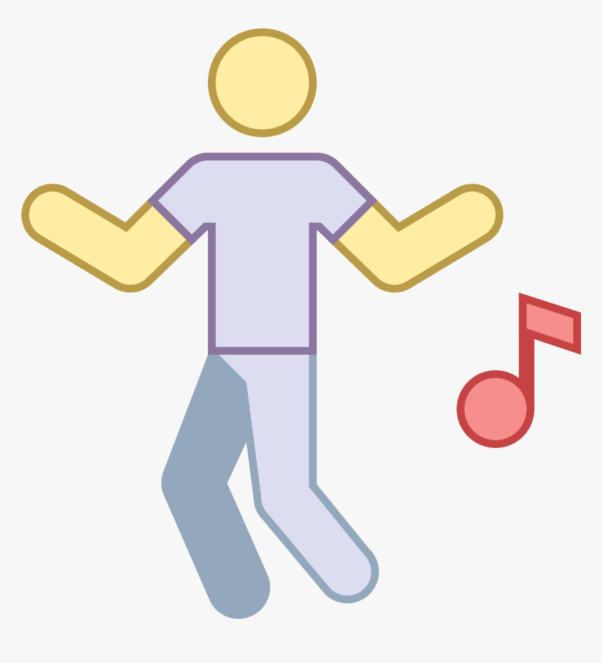 An Icon Of Dancing Consists Of A Man Or Woman Standing - Blue Ui → Sports → Recreation → Dancing, HD Png Download, Free Download