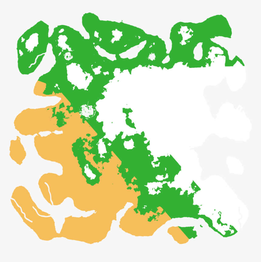 Biome Rust Map - Illustration, HD Png Download, Free Download