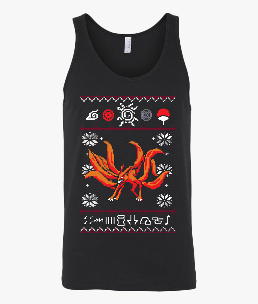 Naruto Kurama Nine Tails Shirt Naruto Shirts Merry - Naruto Kurama Christmas Sweater, HD Png Download, Free Download