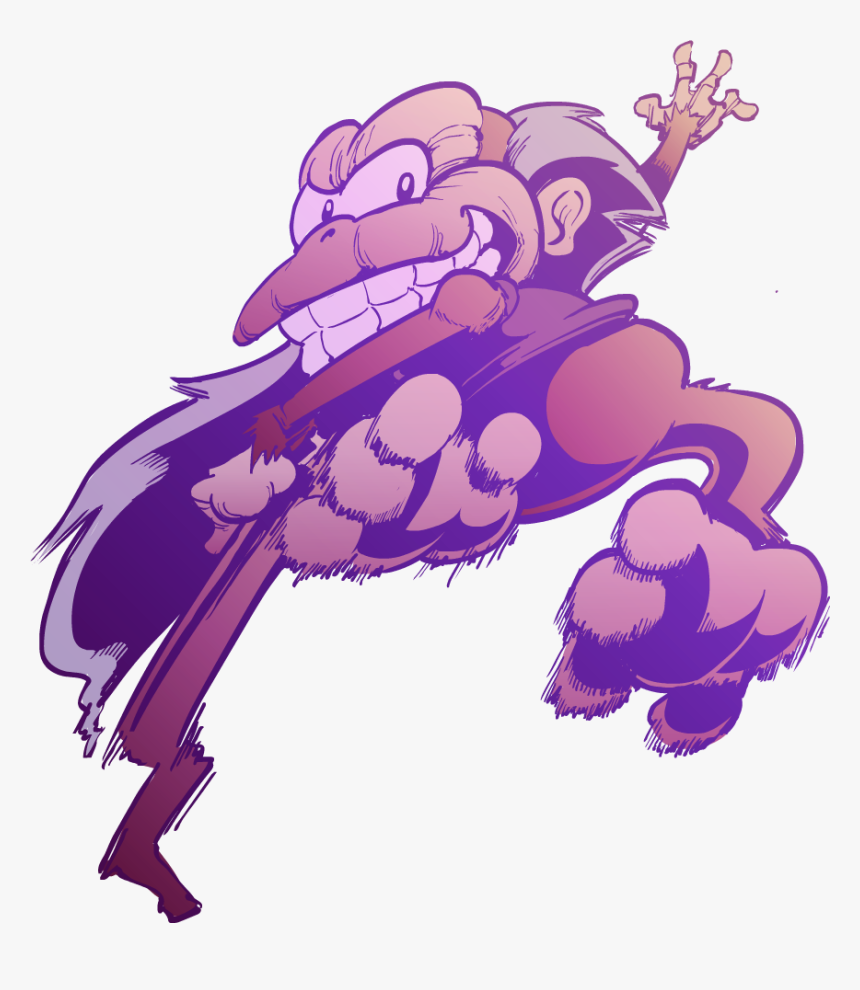 So, I Somehow Turned An Geriatric Ape Into An Badass - Illustration, HD Png Download, Free Download