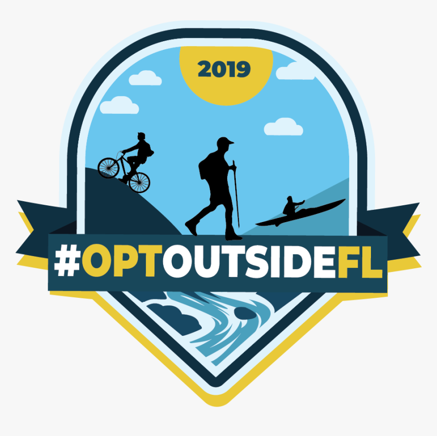 Opt Outside Florida 2019 Logo - Illustration, HD Png Download, Free Download