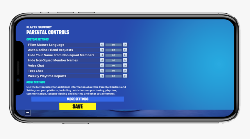 Picture19 - Turn Off Parental Controls On Fortnite, HD Png Download, Free Download